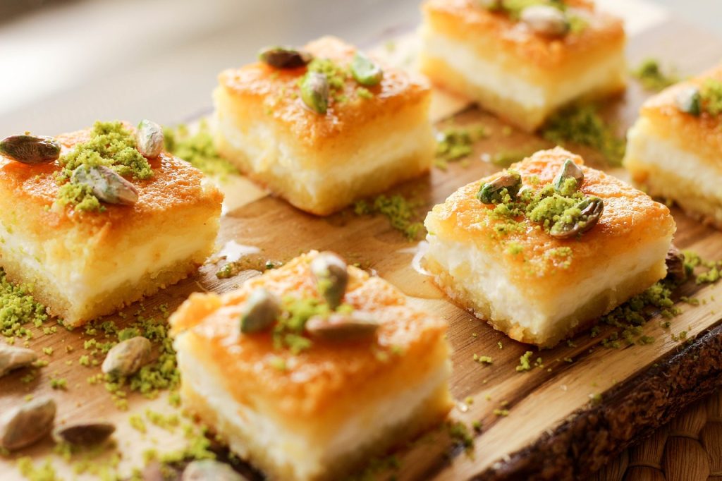 pastry slices